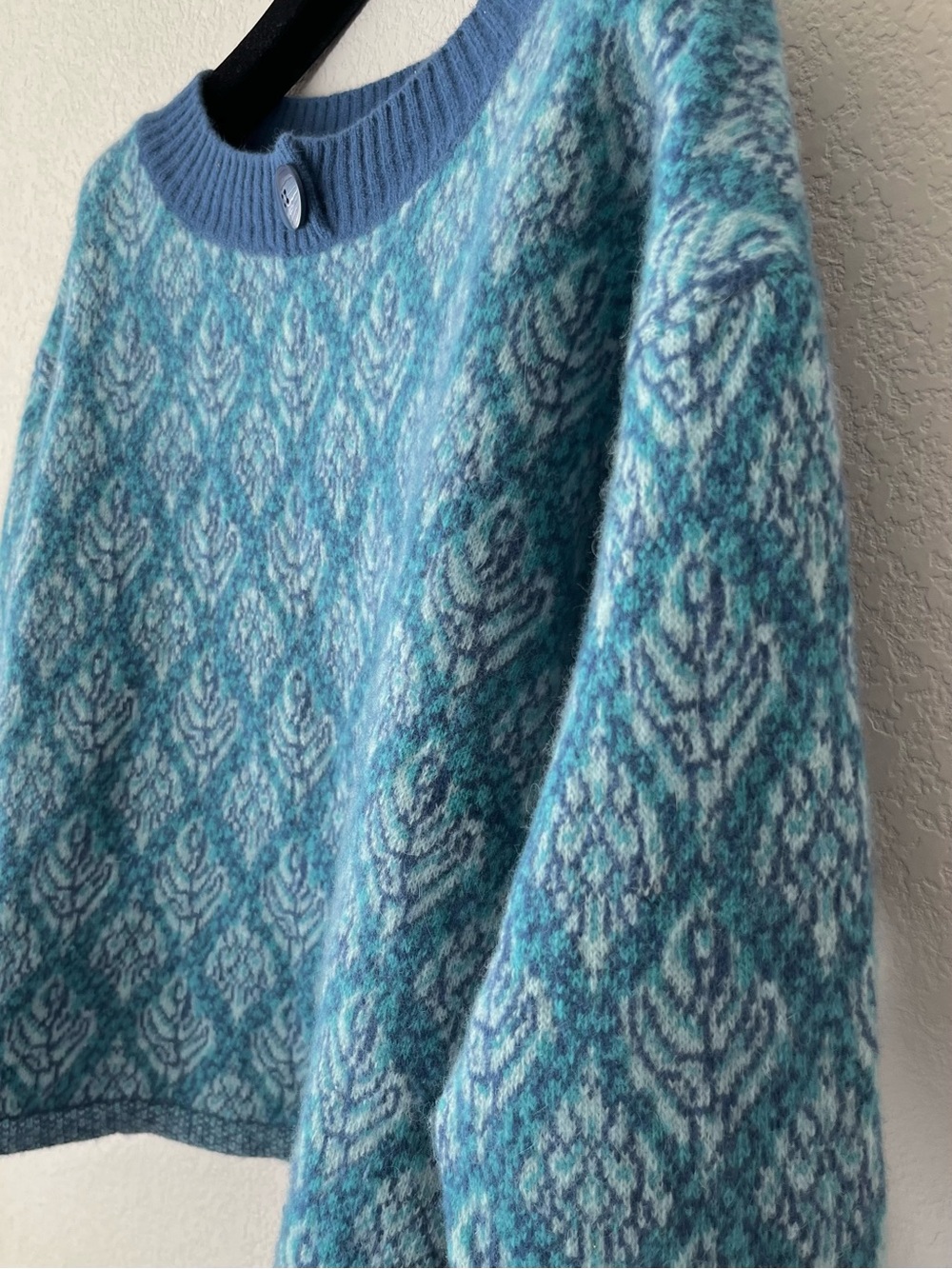 Benetton fair isle wool angora sweater made in Italy - Picture 16 of 16